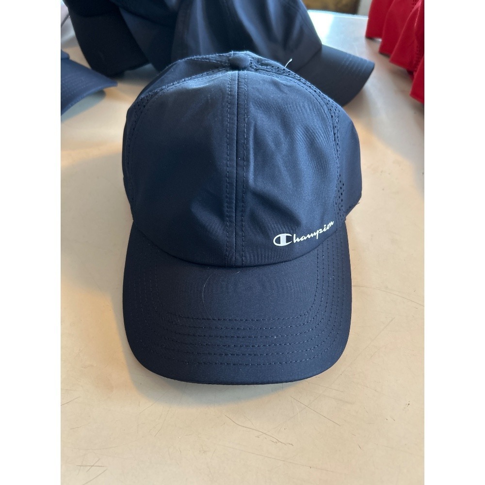 Champion Running Hat Lightweight Performance Reflective Logo Black
